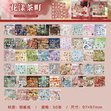 Retro Food Coiled Sticker Book