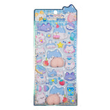 Cute Animal Squishy Puffy Sticker Sheet Vol.1
