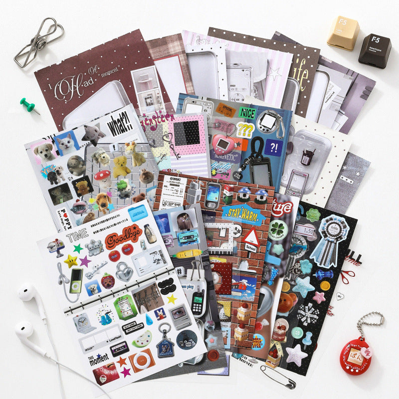Scrapbooking Box Sticker Book Series
