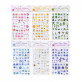 Dry Flower 3D Sticker Sheet