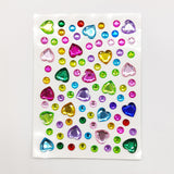 Heart Deco 3D Sticker Sheet Set