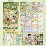 Retro Crochet Food Sticker Book