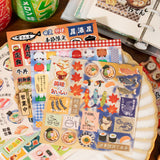 Sketch Menu Retro Sticker Book