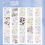 Healing Notes Korean Aesthetic Sticker Book