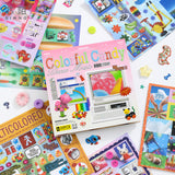 Back And Future Cyberpunk Sticker Book