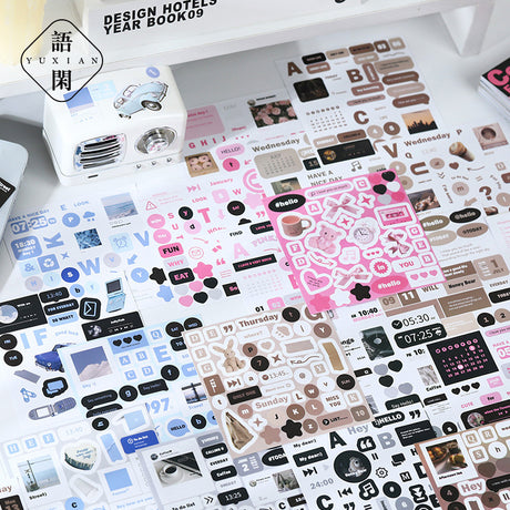 600pcs INS Style Deco Sticker Book