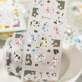 Kitty Frame Glitter Sticker Tape