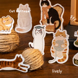 24 Sheet Japanese Retro Sticker Set