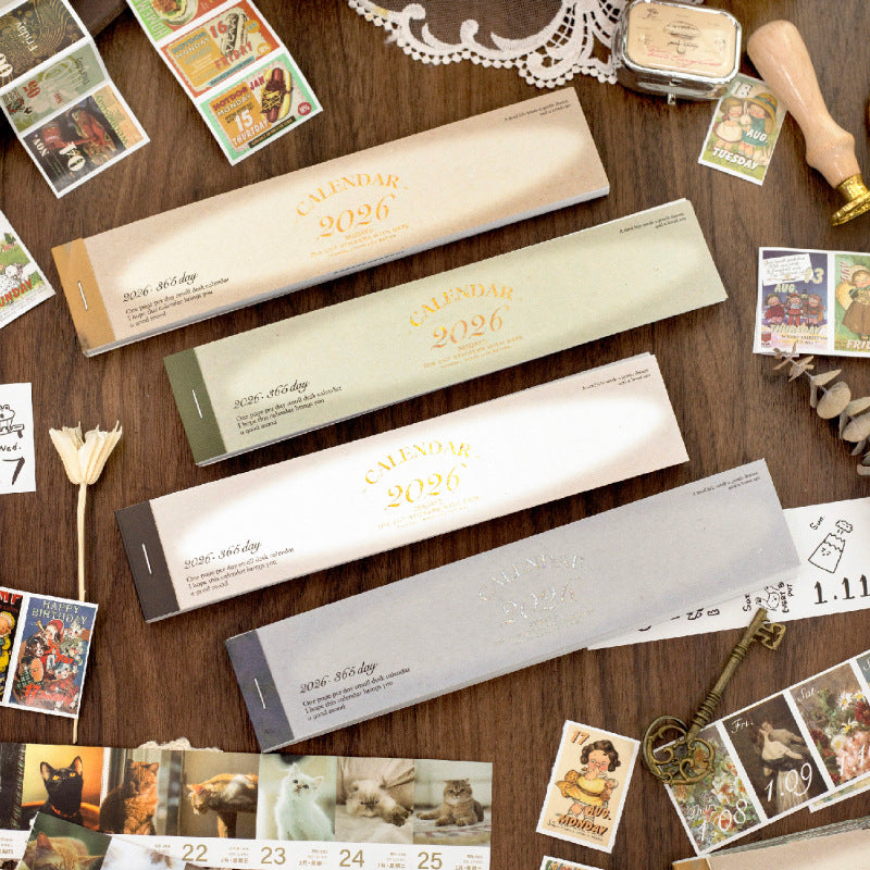 2026 Calendar Sticker 365 Days