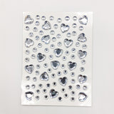 Heart Deco 3D Sticker Sheet Set