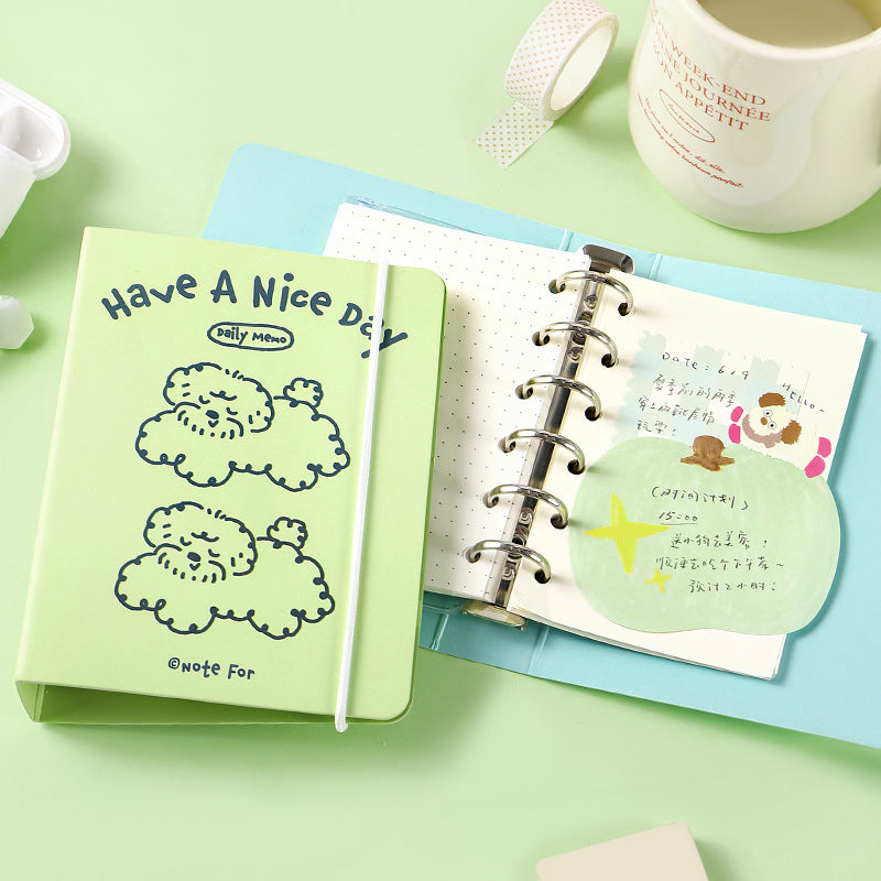 A7 Size Colorful Loose-leaf Notebook