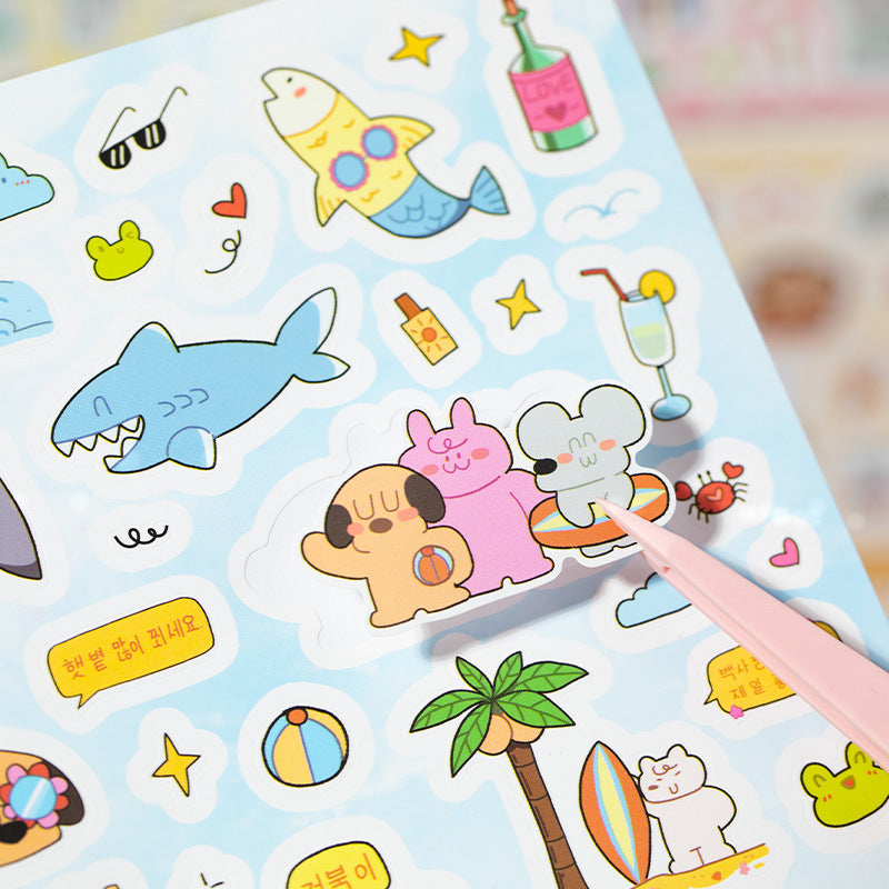 2000 pcs Cuties Diary Sticker Book