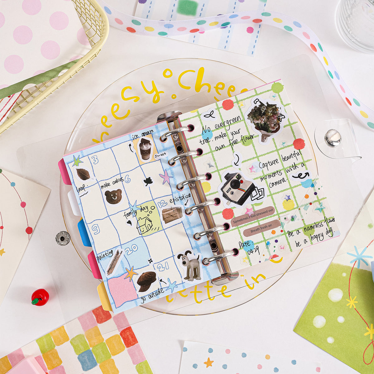 Aesthetic Background Journaling Material Paper