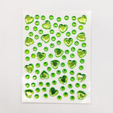 Heart Deco 3D Sticker Sheet Set