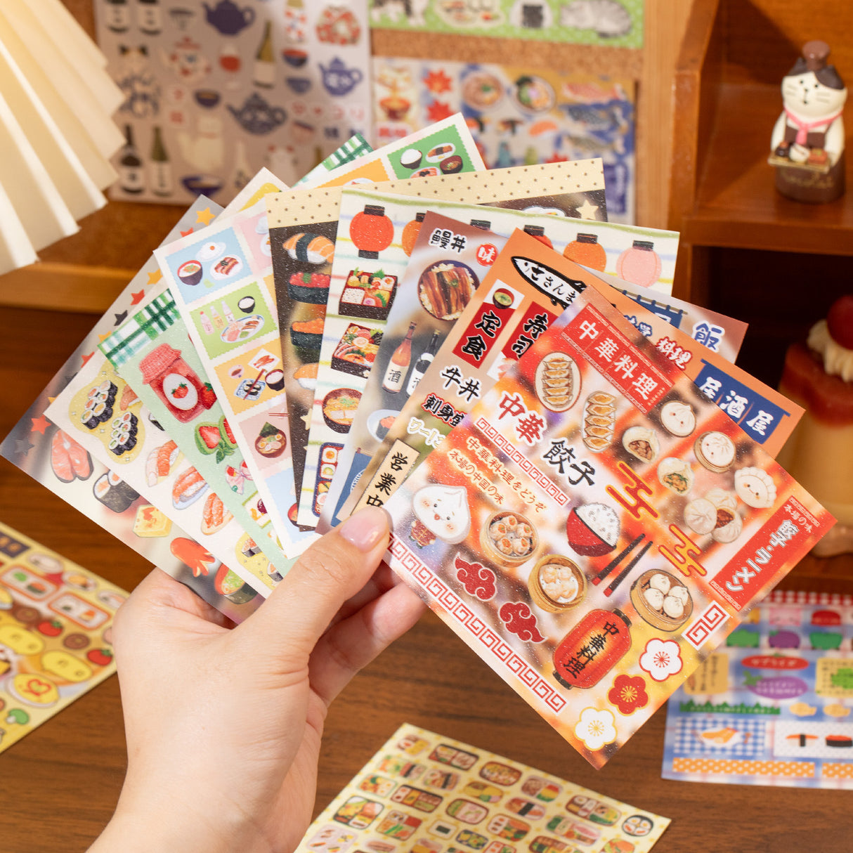 Sketch Menu Retro Sticker Book