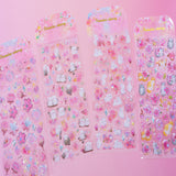 Sakura 3D Sticker Sheet