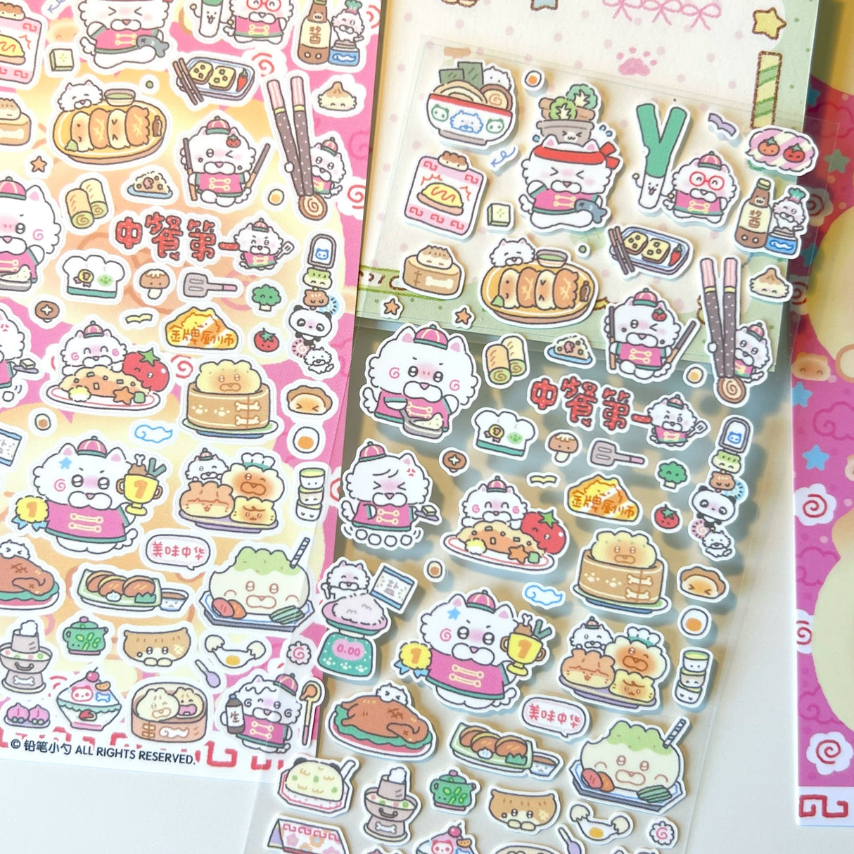 Pencil Spoon Food Contest Sticker Sheet