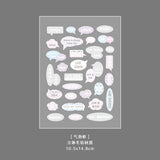 Fluffy Bubble Felt Sticker