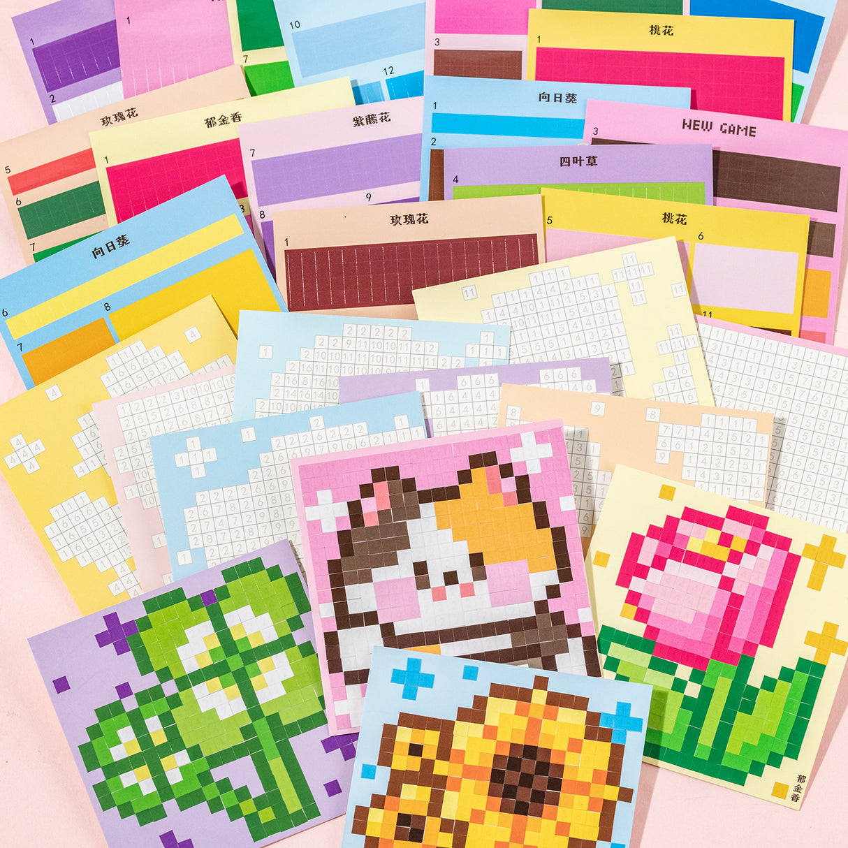 Paint by Numbers Sticker Book Series