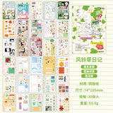 Kitty Diary M5 Retro Sticker Book