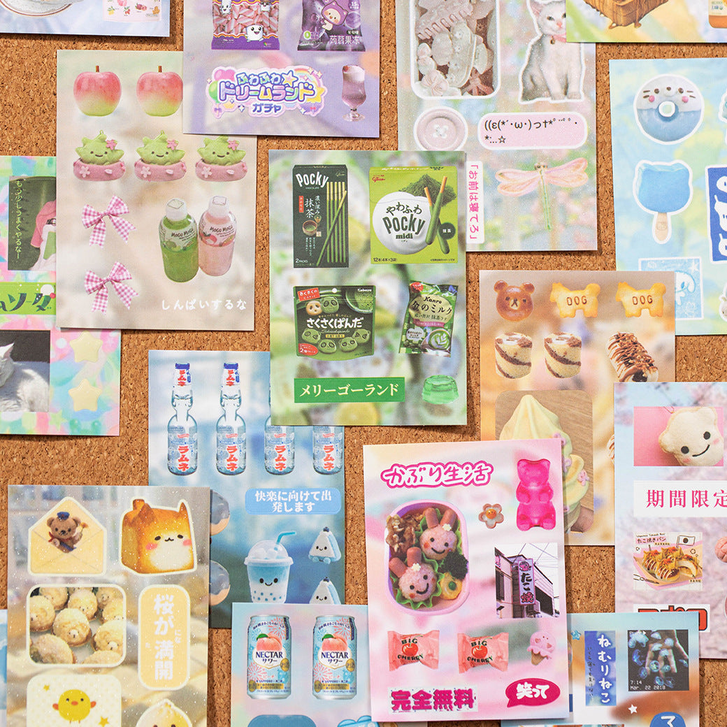 Mini Bricks Retro Sticker Book