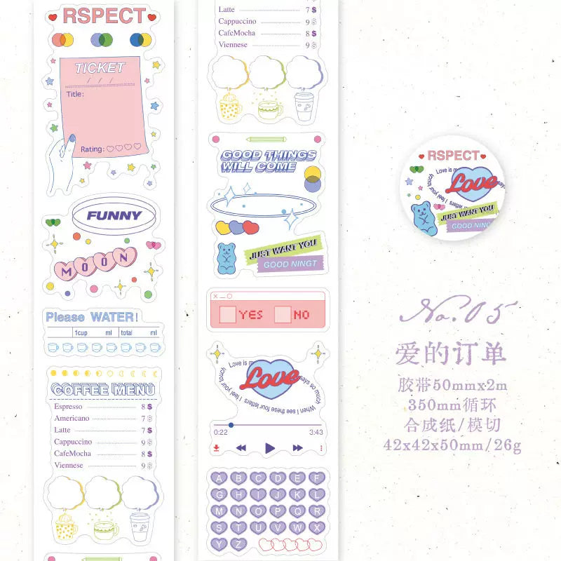 Half Sugar Series Sticker Tape