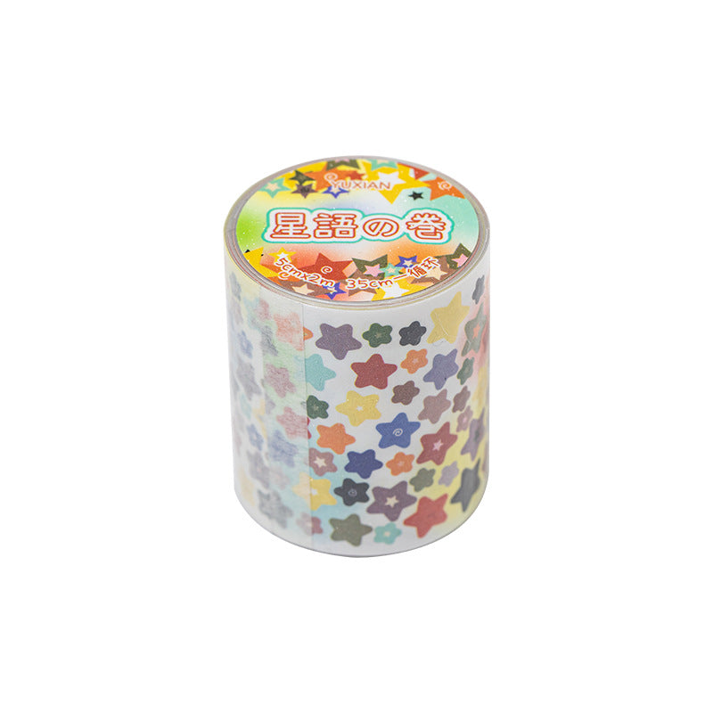 Babbling Time Retro Glitter Sticker Tape