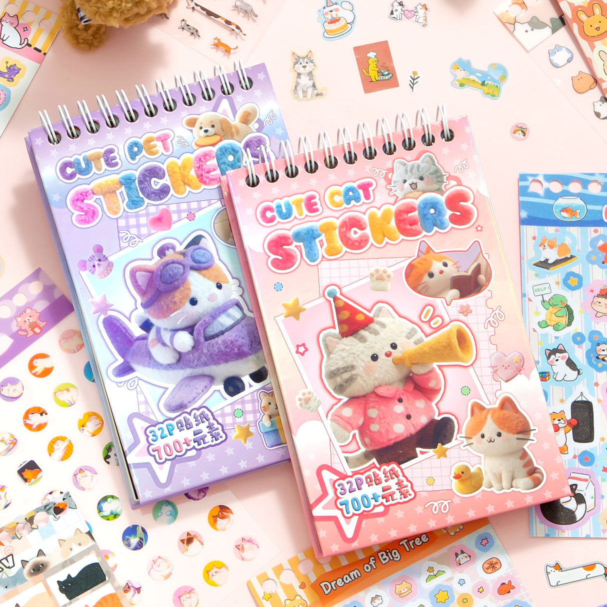 Fluffy Cuties Collection Sticker Book