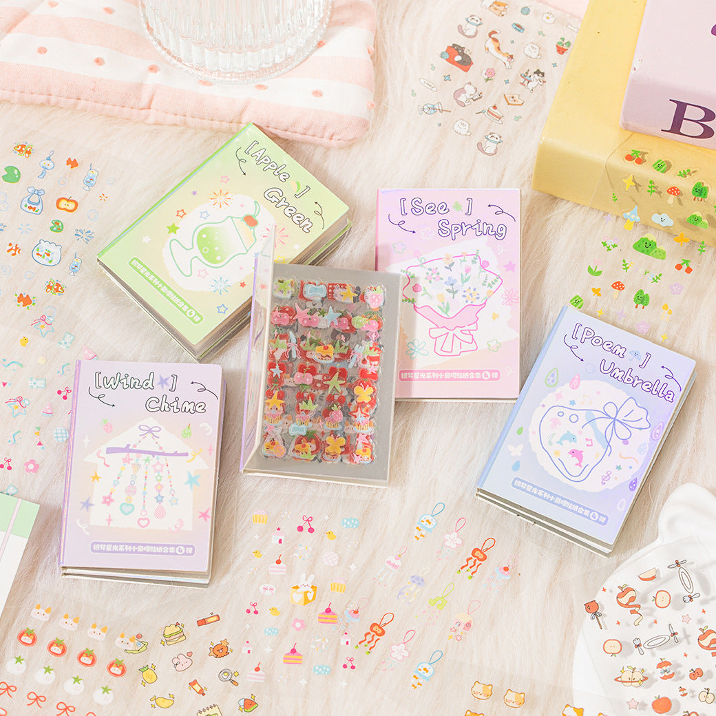 Gathering Cuteness PET Sticker Book Set