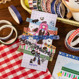 10 Rolls Retro Style Washi Tape Set