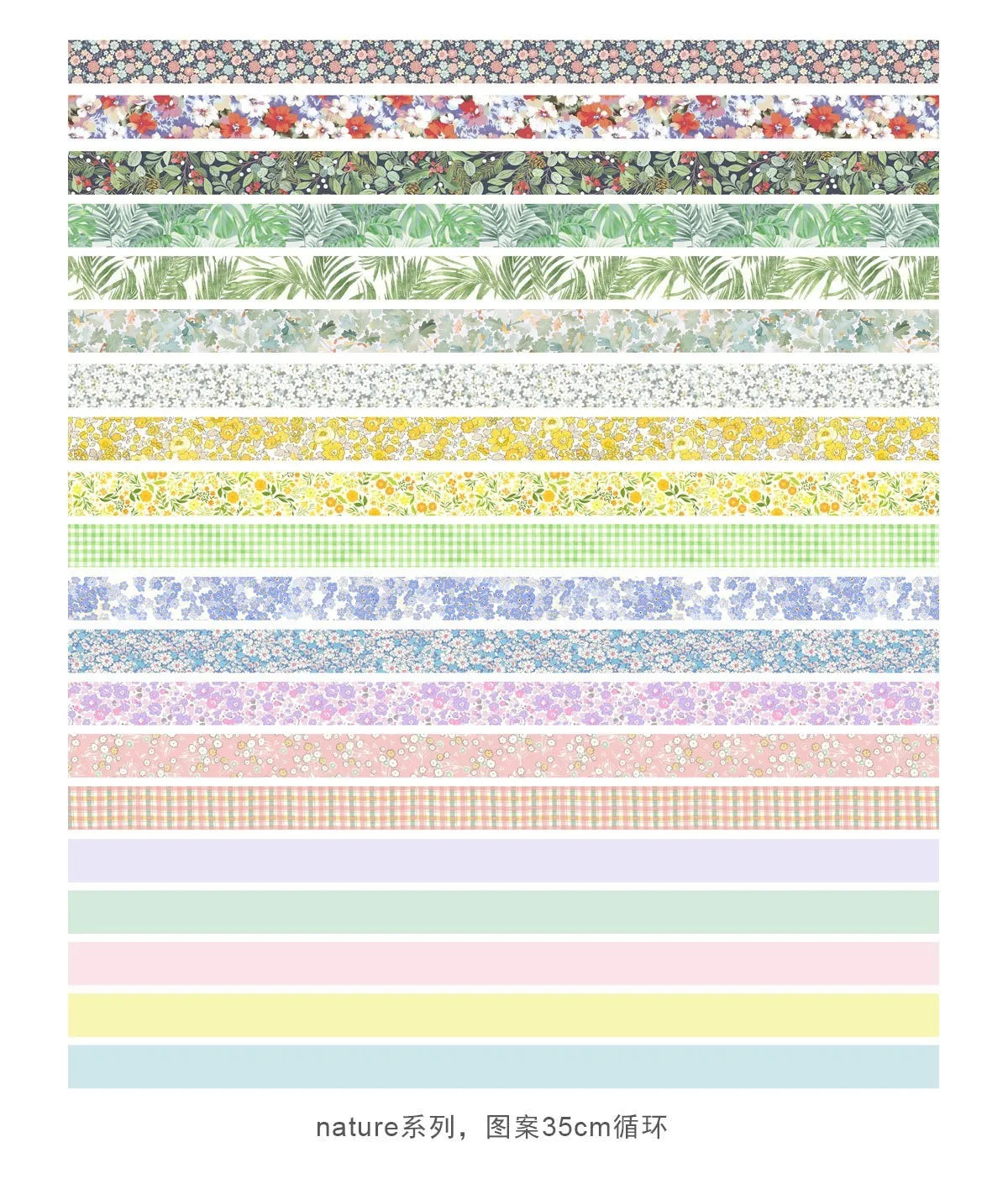 20 Rolls Vintage Washi Tape Set