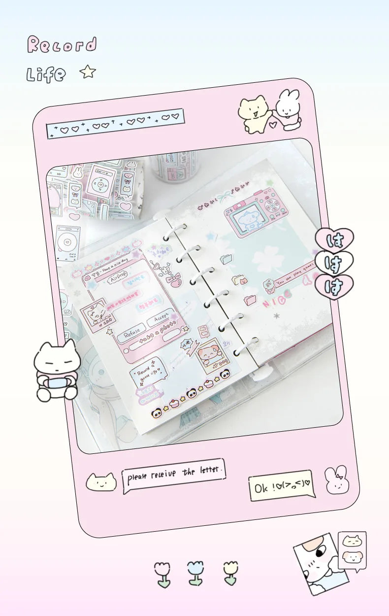 Line Sketch Sticker Tape