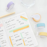Tape-shaped Sticky Note with Cutter