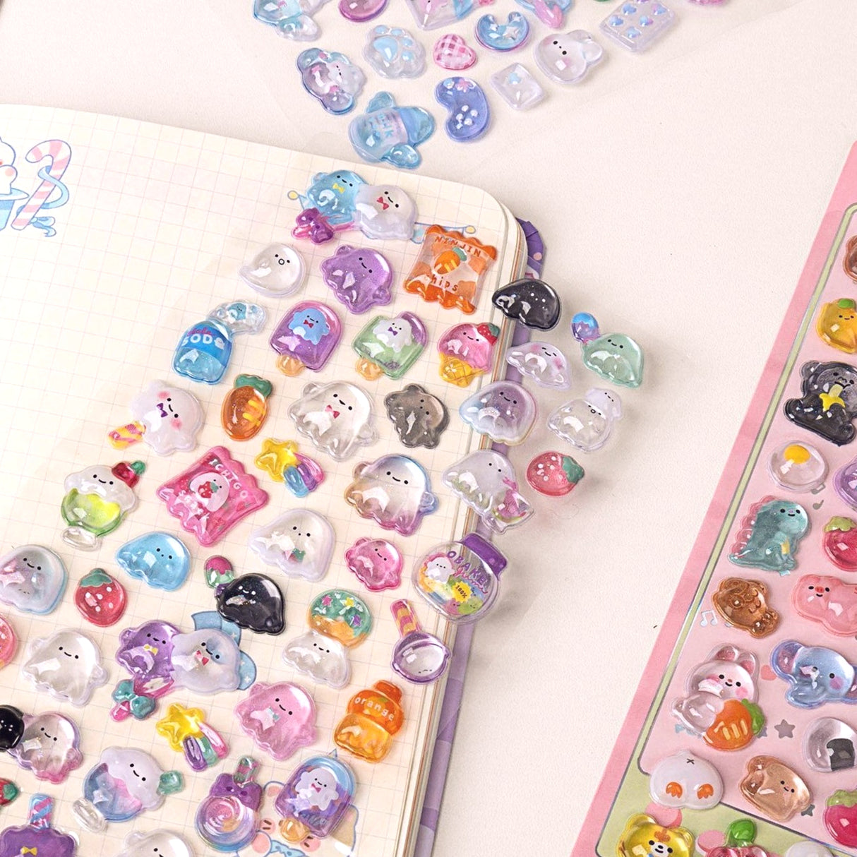 Adorable Clouds 3D Stickers