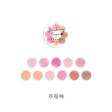 Candy Color Dot Adhesive Stickers Washi Tapes