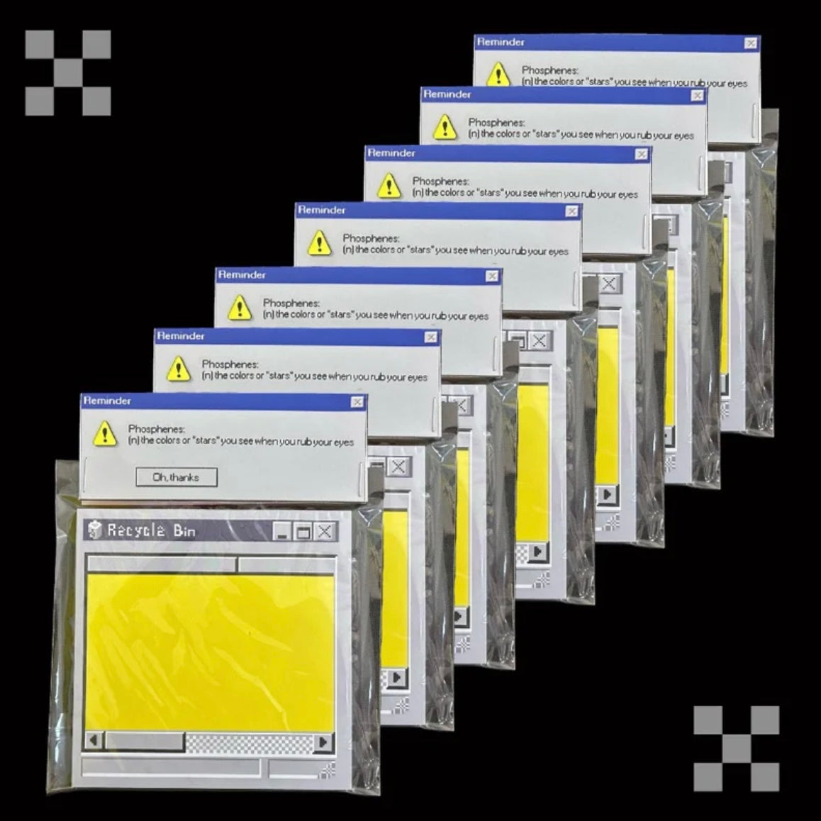 Retro Computer Windows Memo Pads