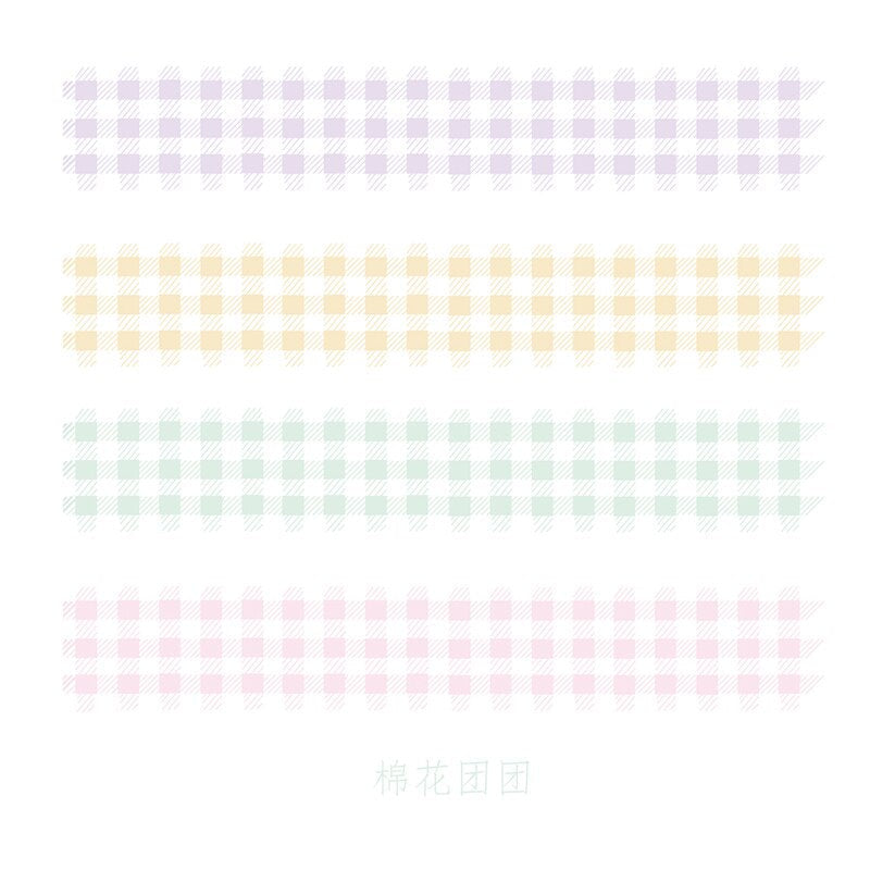 4 Rolls Aesthetic Washi Tape Set