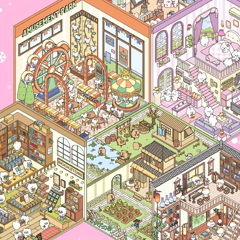 Happy Screenshot Scene Sticker Book