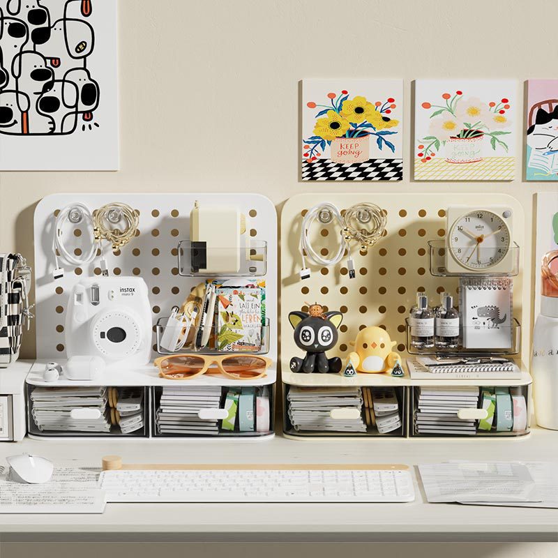 Multi-functional Pegboard Desk Organizer