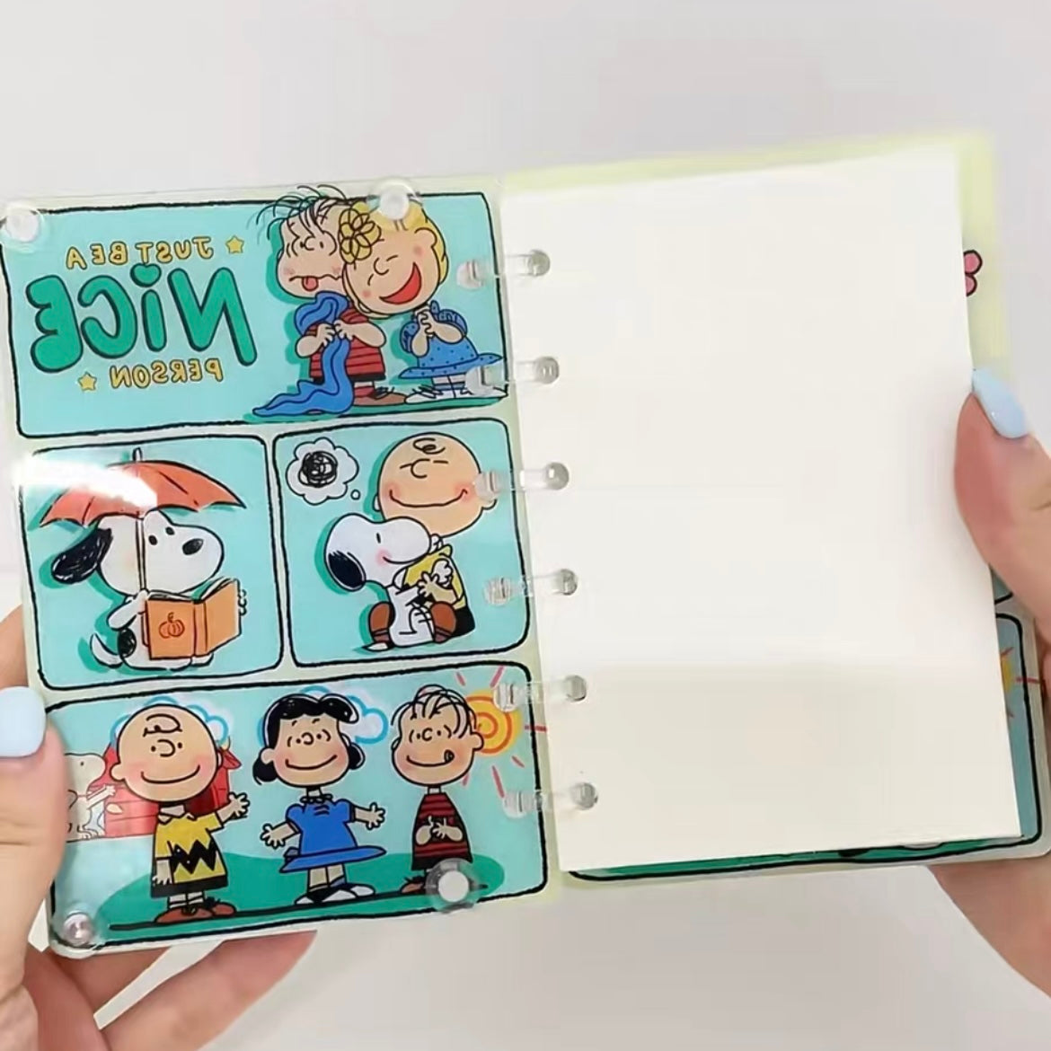 3D Snoopy Loose Leaf Notebook