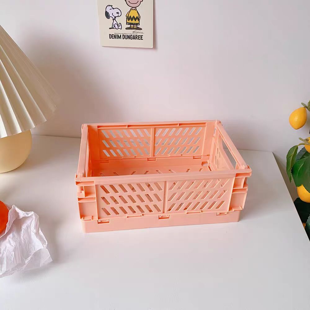Pastel Vintage Foldable Collapsible Desk Organizer