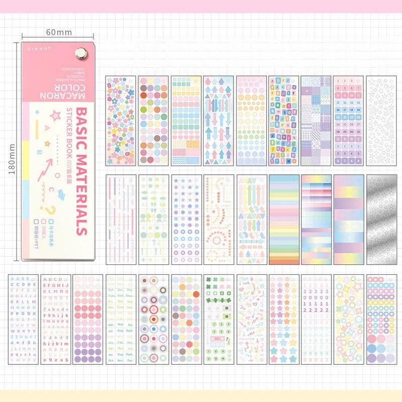 3000pcs Essential Series Sticker Book