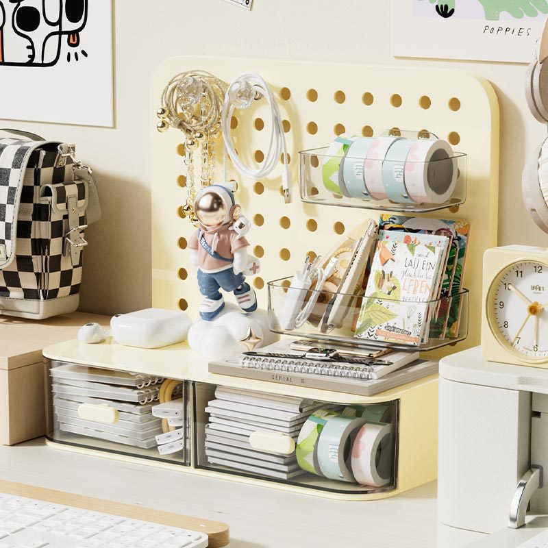 Multi-functional Pegboard Desk Organizer