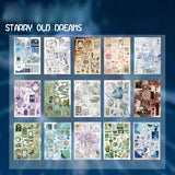 Galaxy Dream Retro Sticker Book