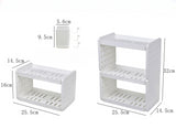 Layered Detachable Organizer with Pegboard