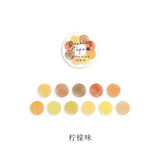 Sales! Candy Color Dot Adhesive Stickers Washi Tapes