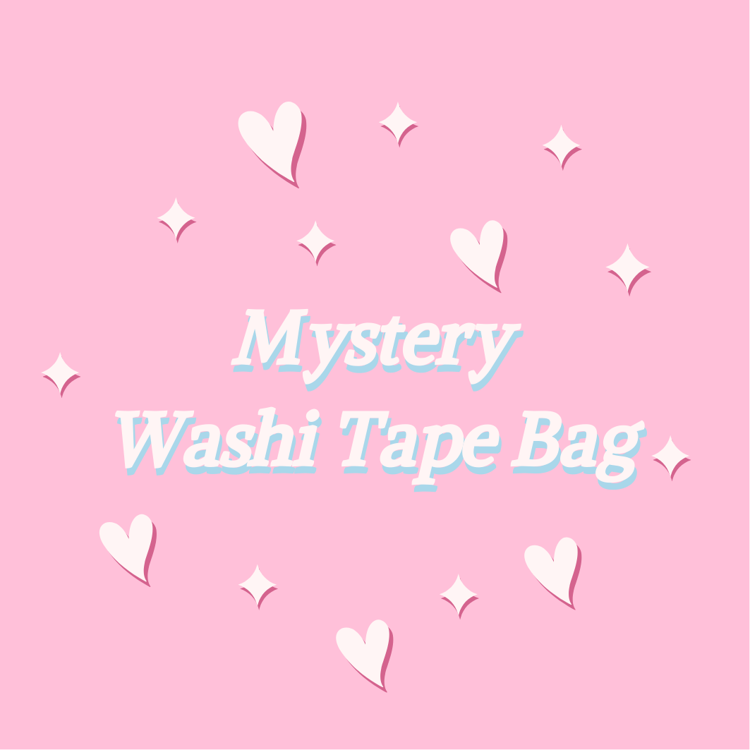Mystery Washi Tape Tasche