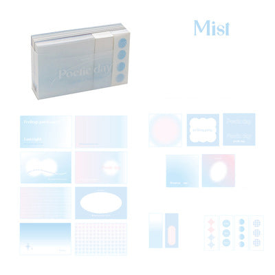 Gradient Color Multifunctional Sticky Note/Memo Pad Set