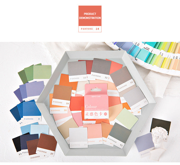 Inspirational Color Palettes Sticker Box