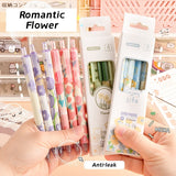 Romantisches Blumen-Gelstifte-Set 